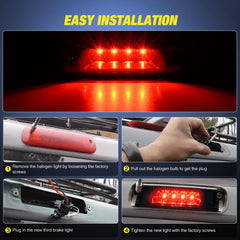 Nilight installed on Jeep Cherokee rear demonstrating exact factory fit