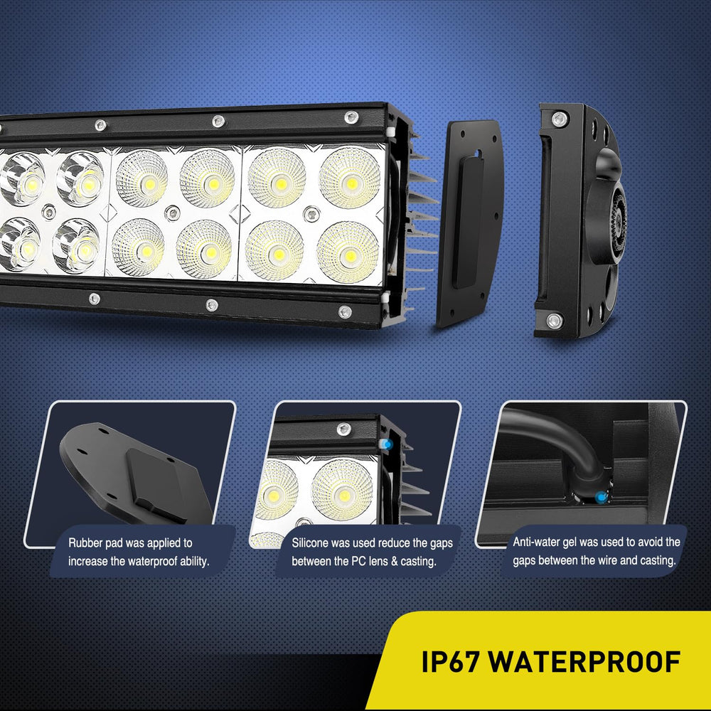 Nilight installed on Jeep rooftop demonstrating expanded night visibility