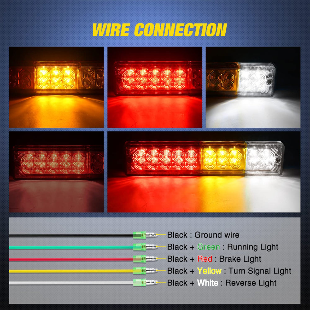 Nilight light bar installed on trailer demonstrating improved visibility