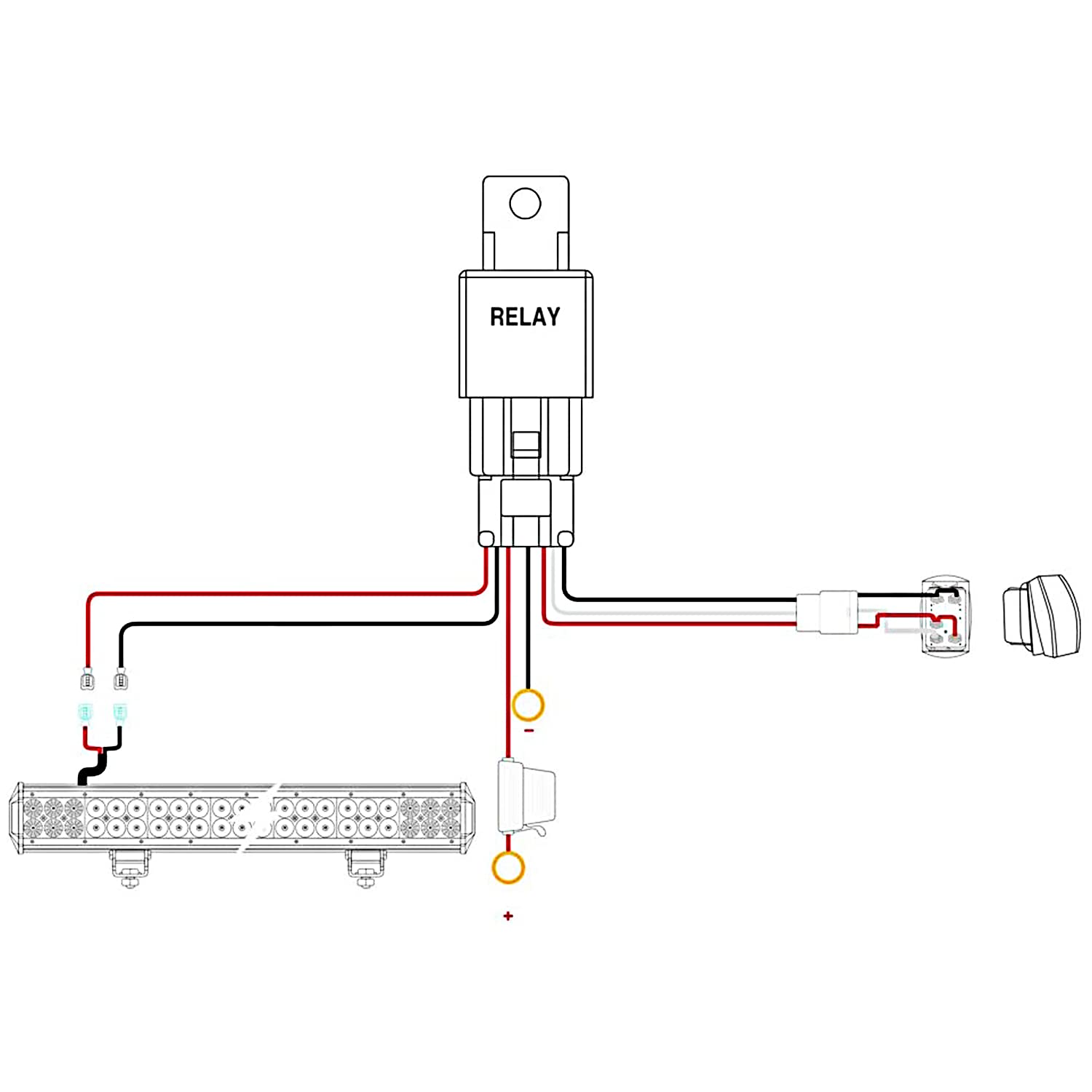Nilight instruction sheet and components displayed for quick setup guidance