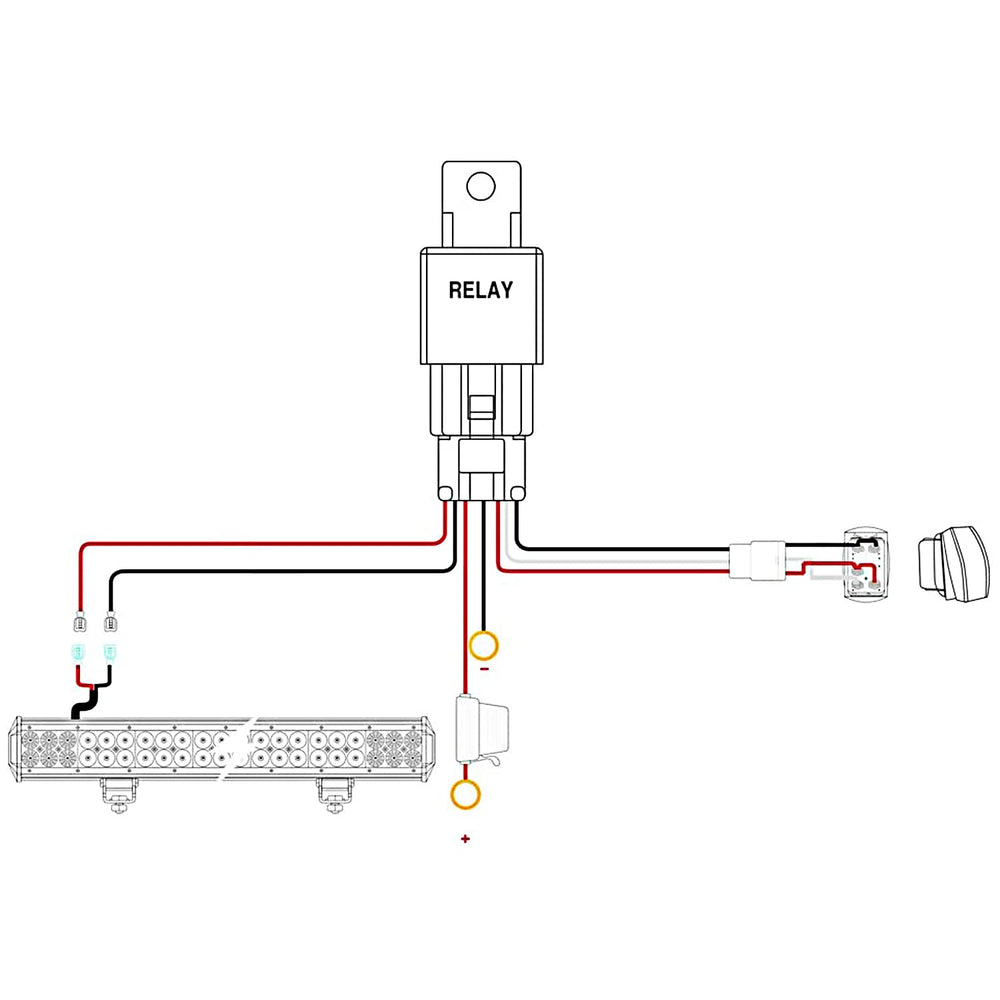 Nilight instruction sheet and components displayed for quick setup guidance