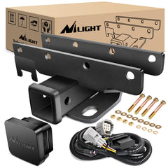 Nilight front view of JK-61A receiver showing clean bolt-on fit and extra strength