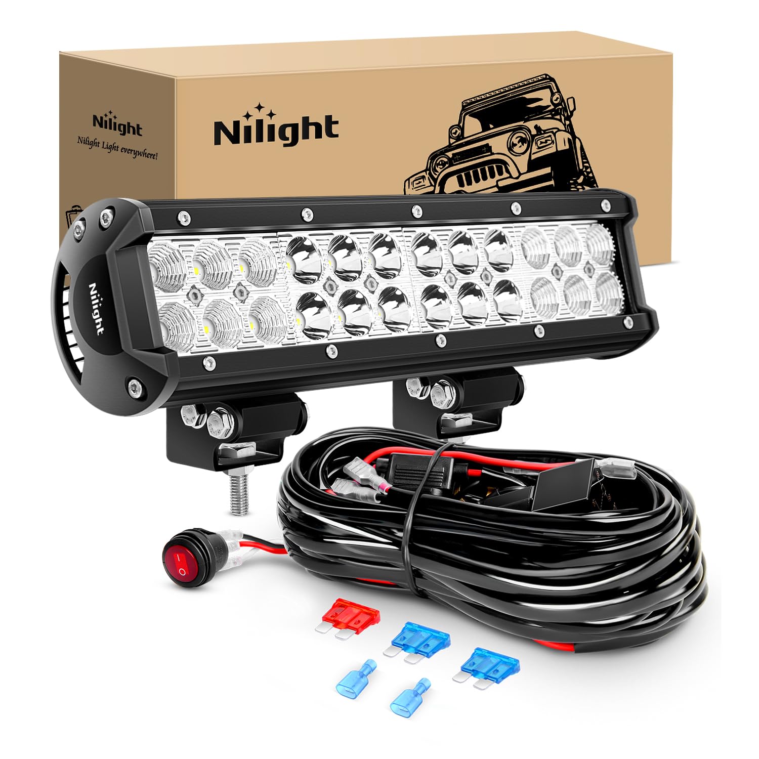 Nilight front view showing mounting and compact design for versatile fit