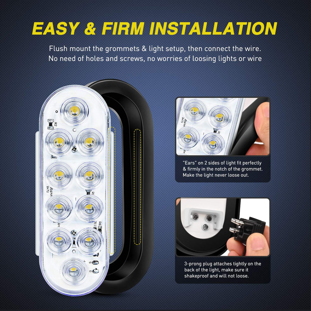 Nilight LED closeup showing SMD array for consistent bright reverse illumination