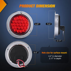 Nilight close-up of lens revealing 24 SMD LEDs for uniform bright illumination benefit