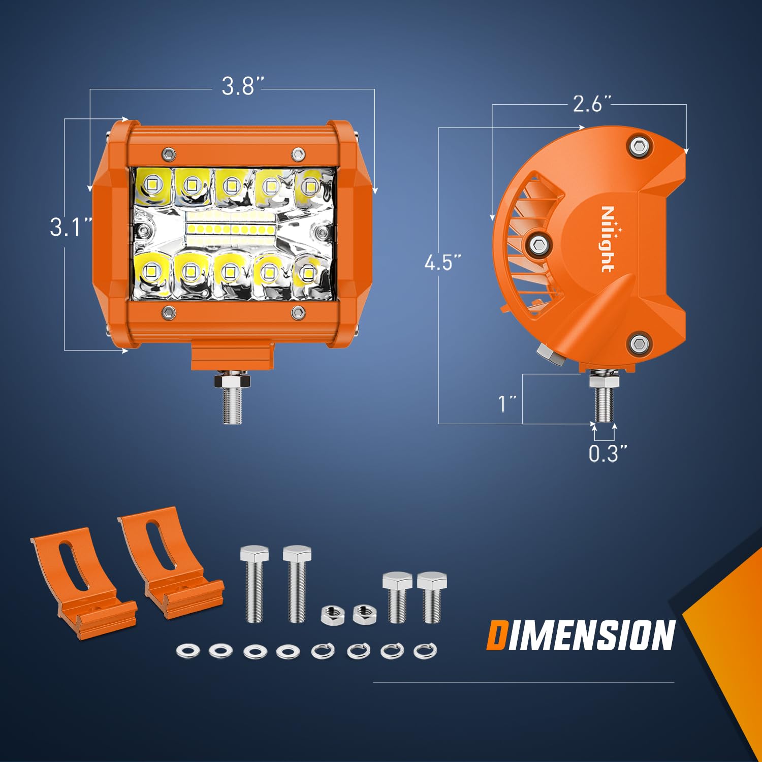 Nilight close-up of polycarbonate lens texture highlighting high light transmittance