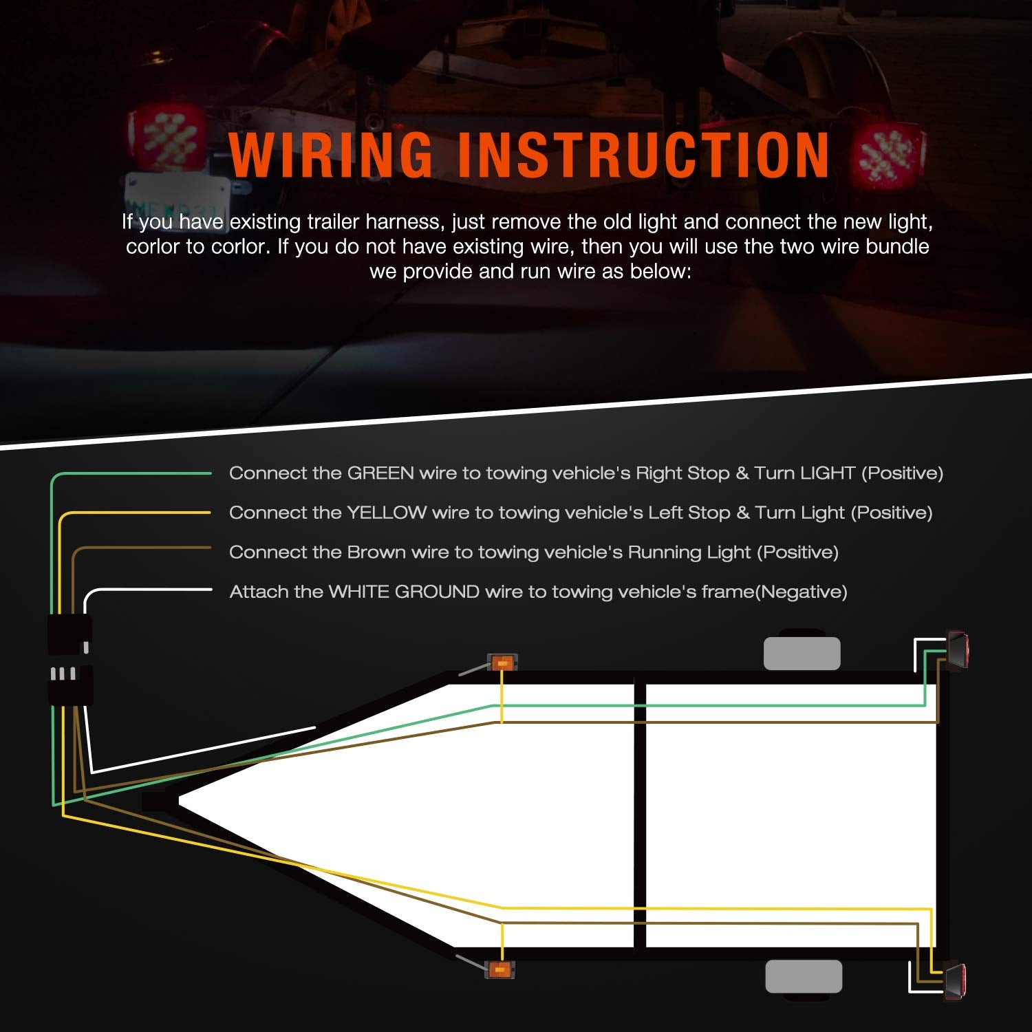 Nilight license plate bracket with integrated light for compliant illumination