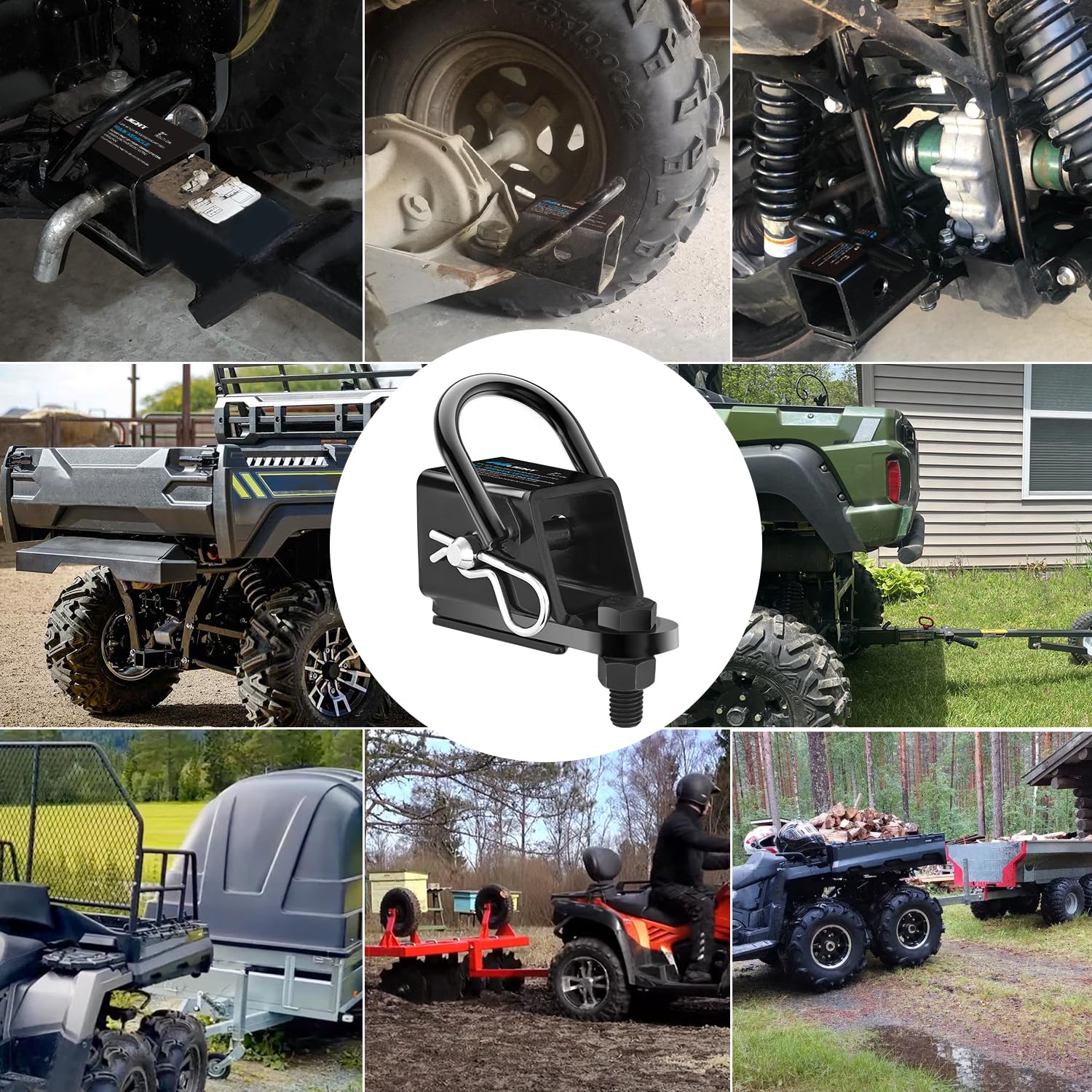 Nilight lifestyle image hauling gear across trail illustrating versatile utility