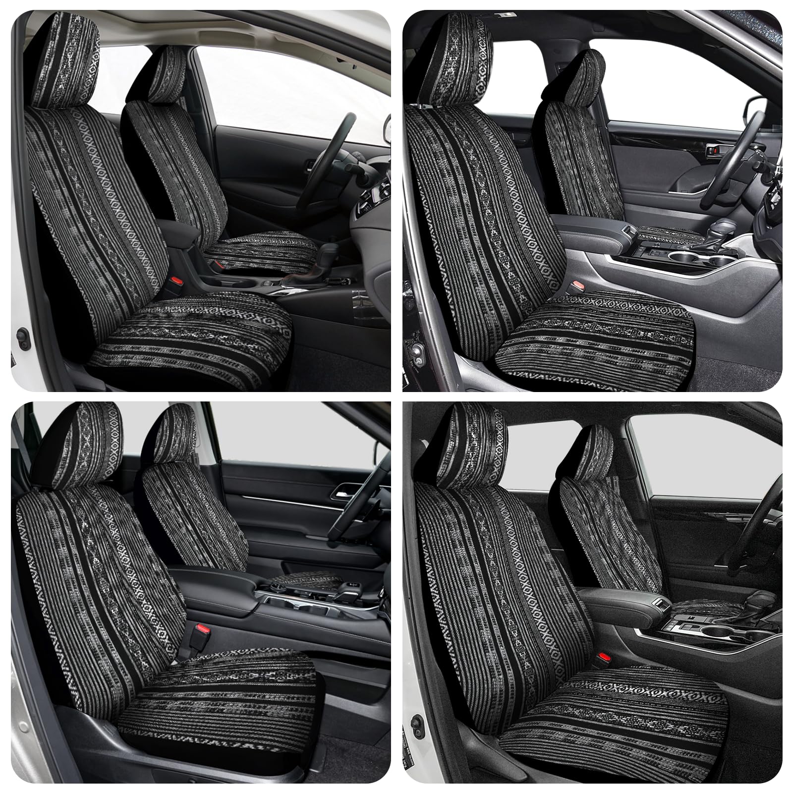 Nilight pair of covers in SUV interior showing upgraded style and protection