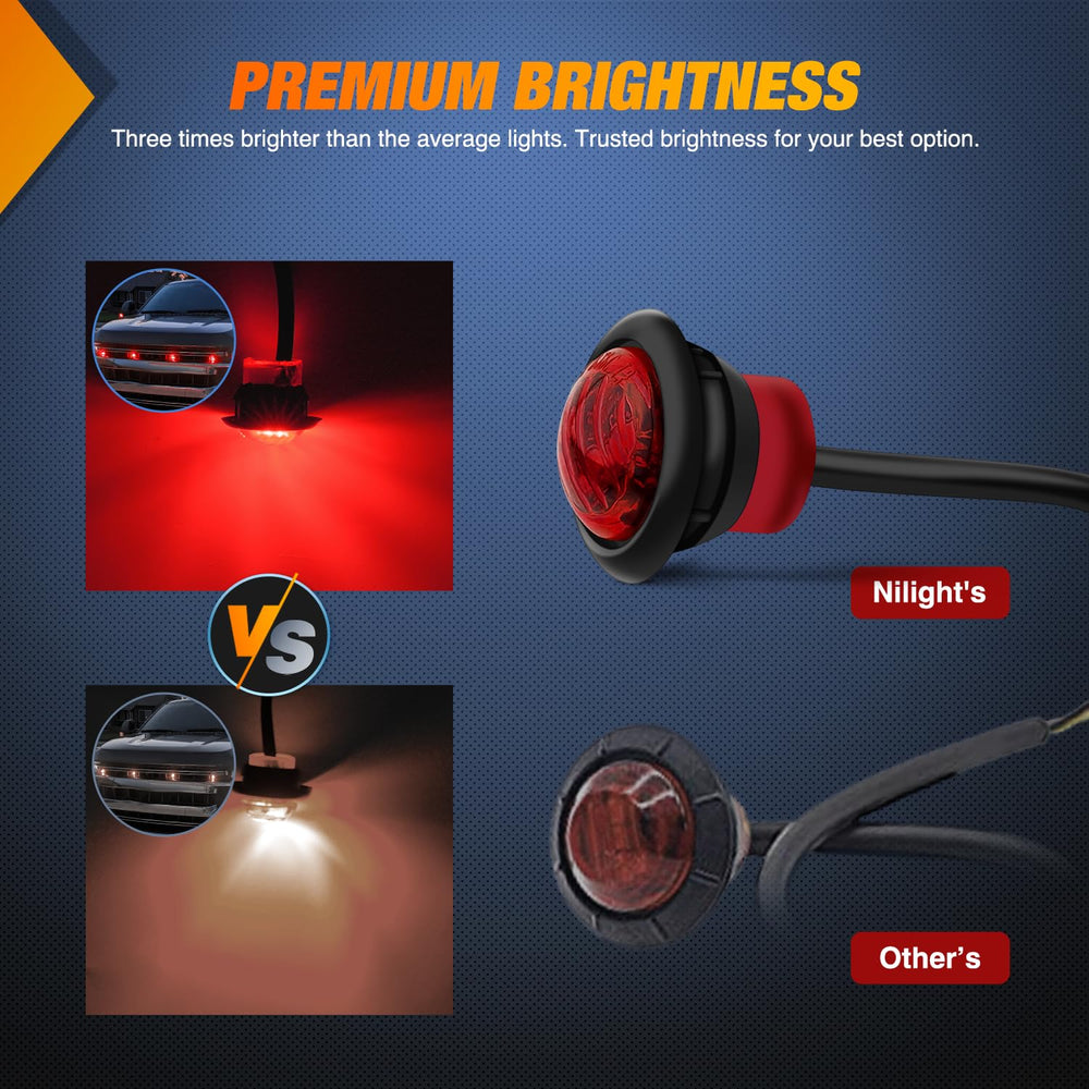 Nilight installed on RV at night showing enhanced roadside visibility and safety benefit