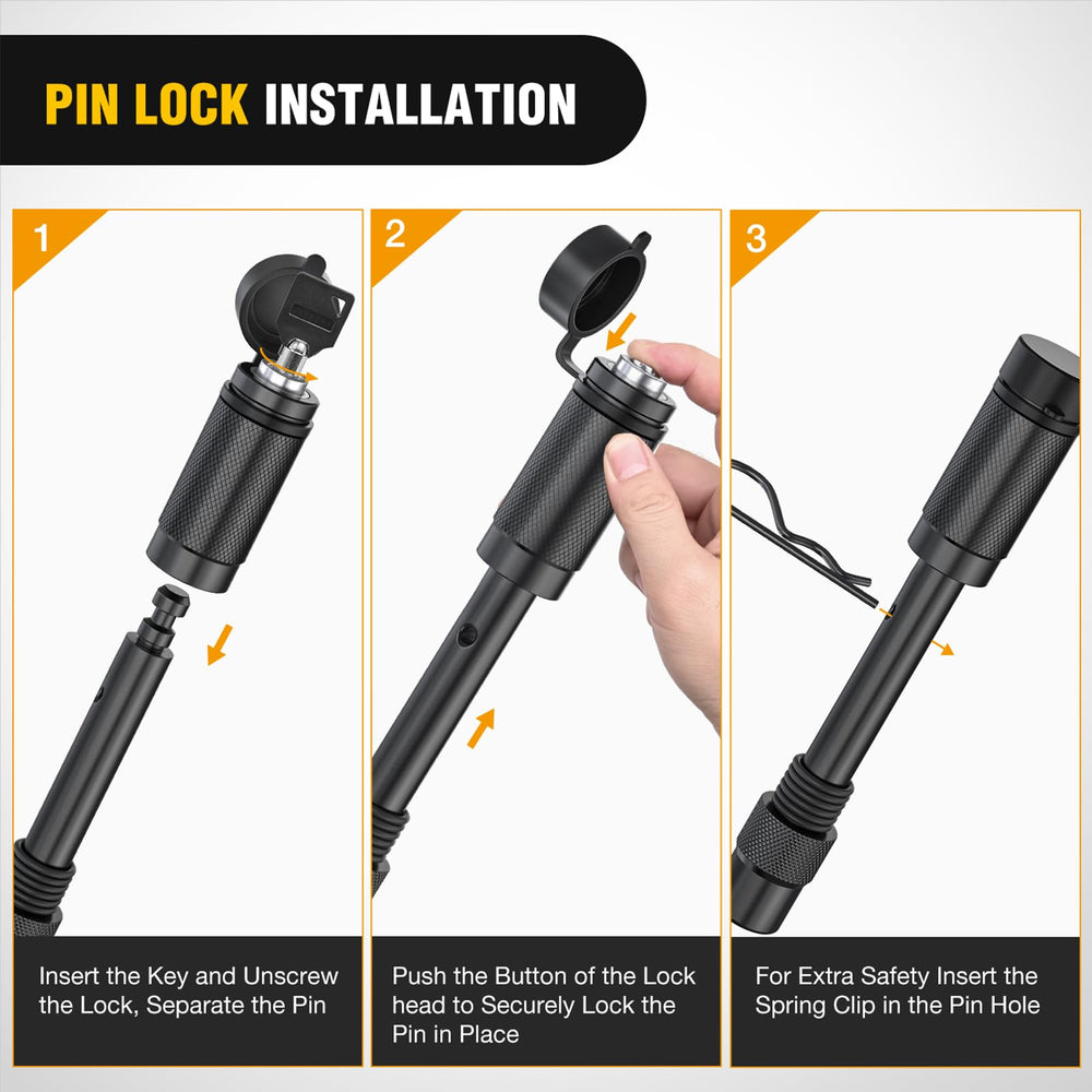 Nilight mounted in truck receiver demonstrating easy installation