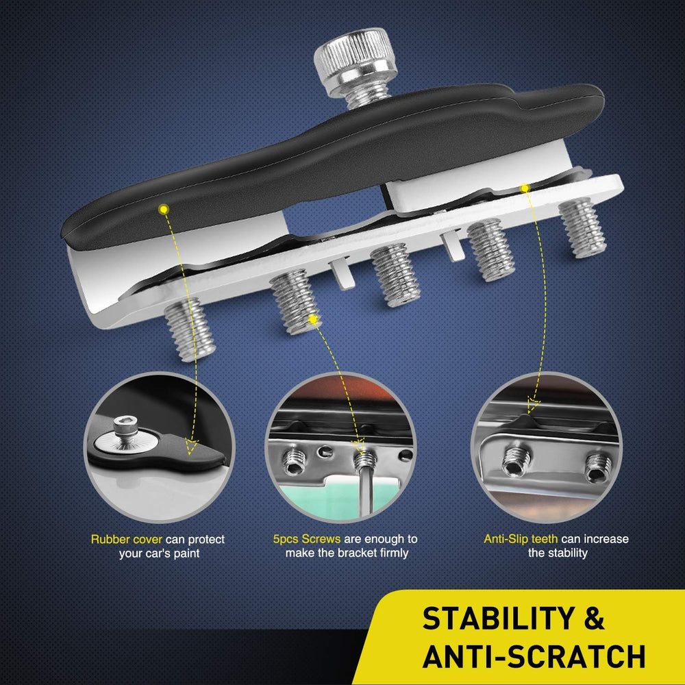 Nilight mounted on hood edge illustrating protected contact and neat placement