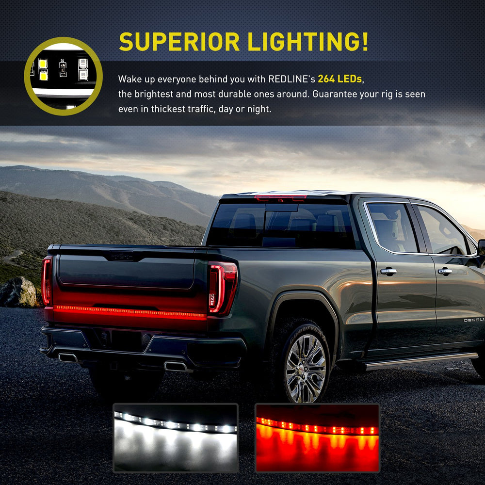Nilight illuminated at night demonstrating improved rear visibility benefit