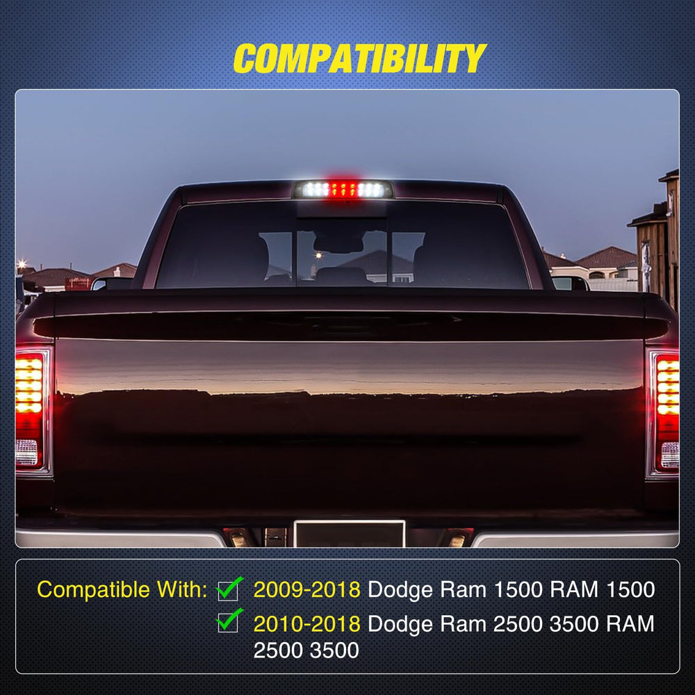 Nilight night brake illumination demonstrating superior nighttime visibility