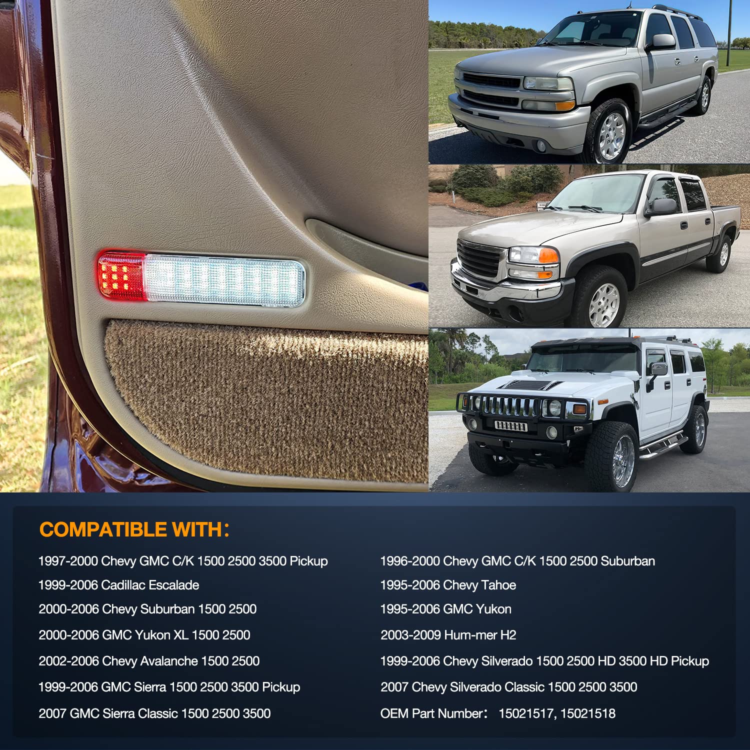 Nilight nighttime door warning view showing enhanced visibility and safety benefit