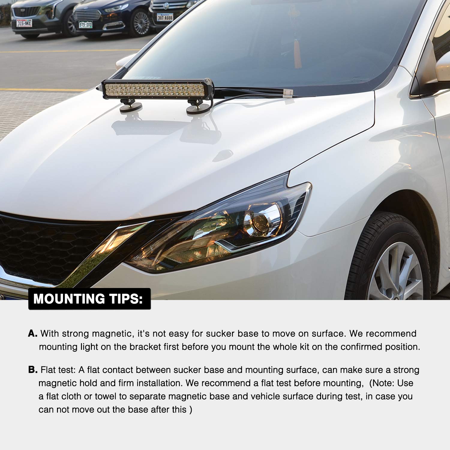 Nilight outdoor offroad lifestyle shot showing stable light positioning