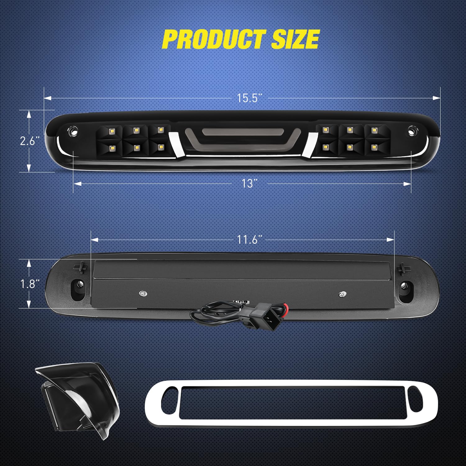 Nilight product packaging with included foam pad showing everything included for straightforward replacement