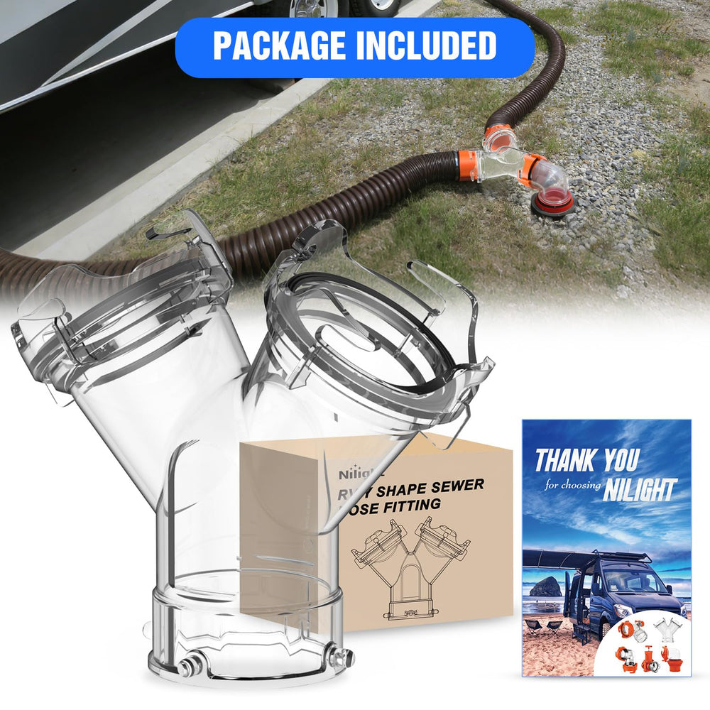 Nilight packaged with service card highlighting included support and components