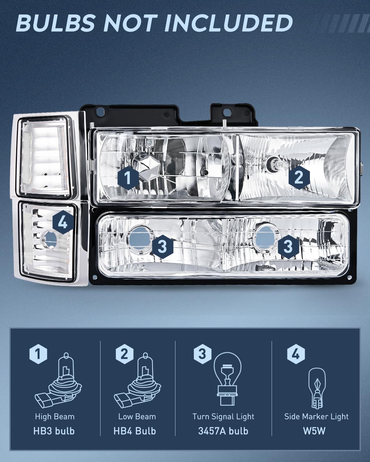 Nilight taillight assembly front angle highlighting clear signals and safer braking