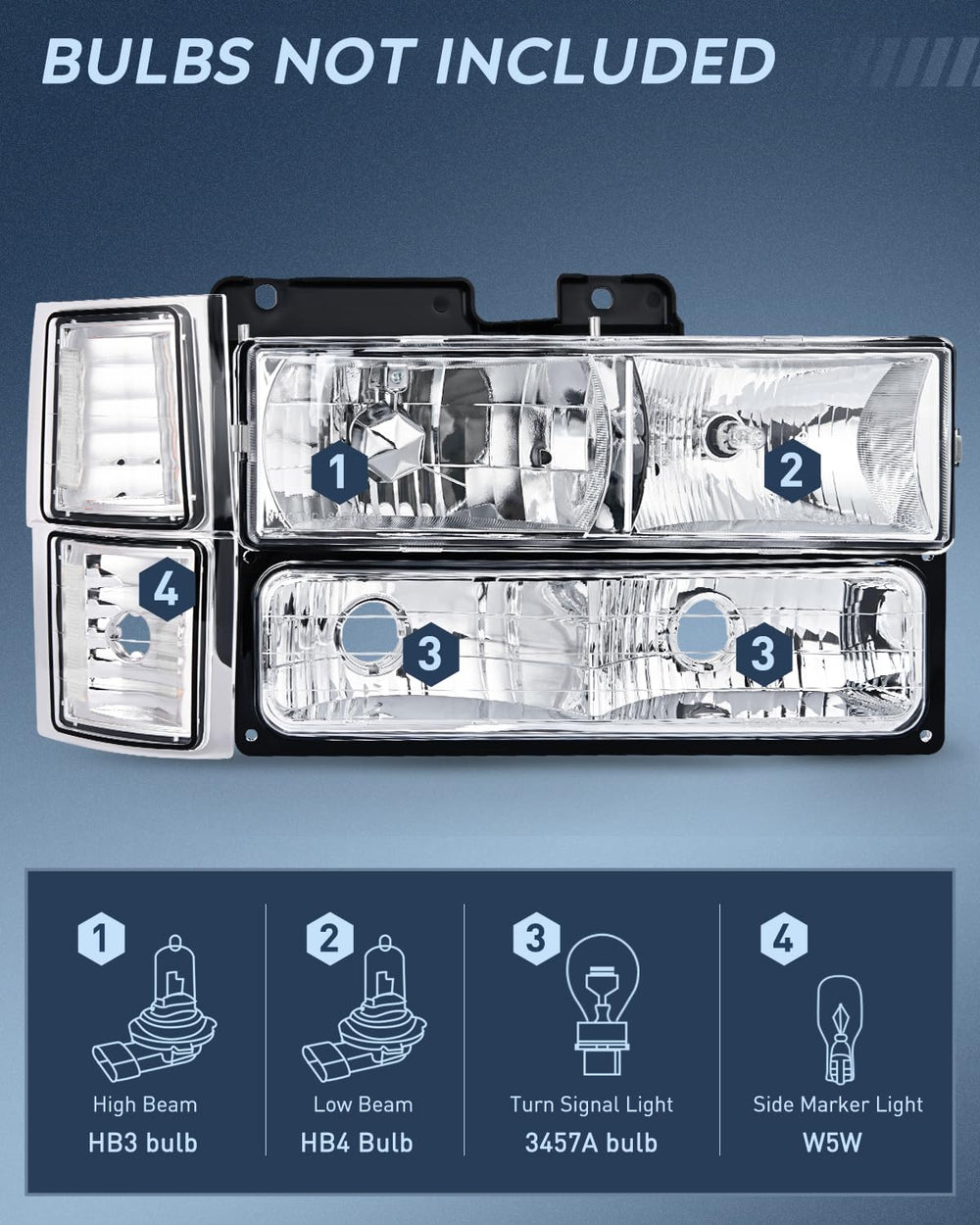 Nilight taillight assembly front angle highlighting clear signals and safer braking