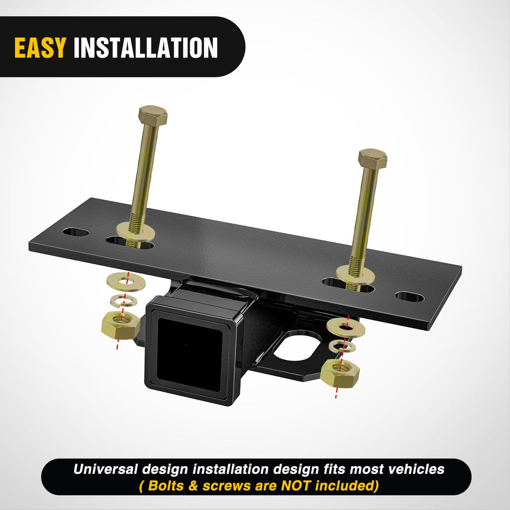 Nilight 2-inch receiver opening detail showing standard accessory compatibility