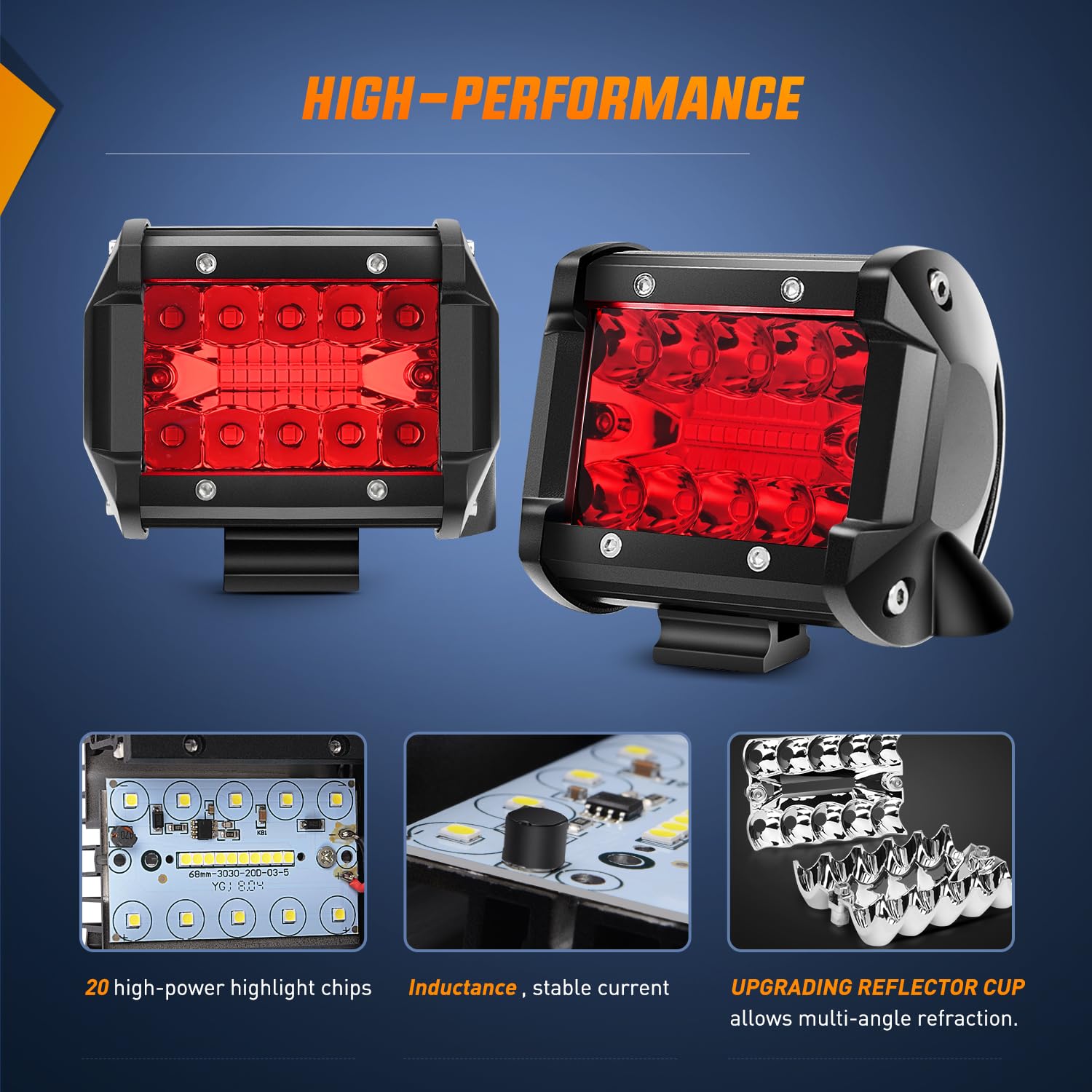 Nilight installed on boat deck providing visible red signaling at night