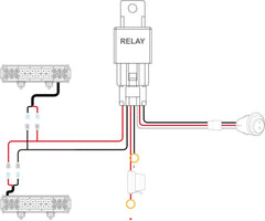 Nilight relay and blade fuse module showing protection components to prevent overloads