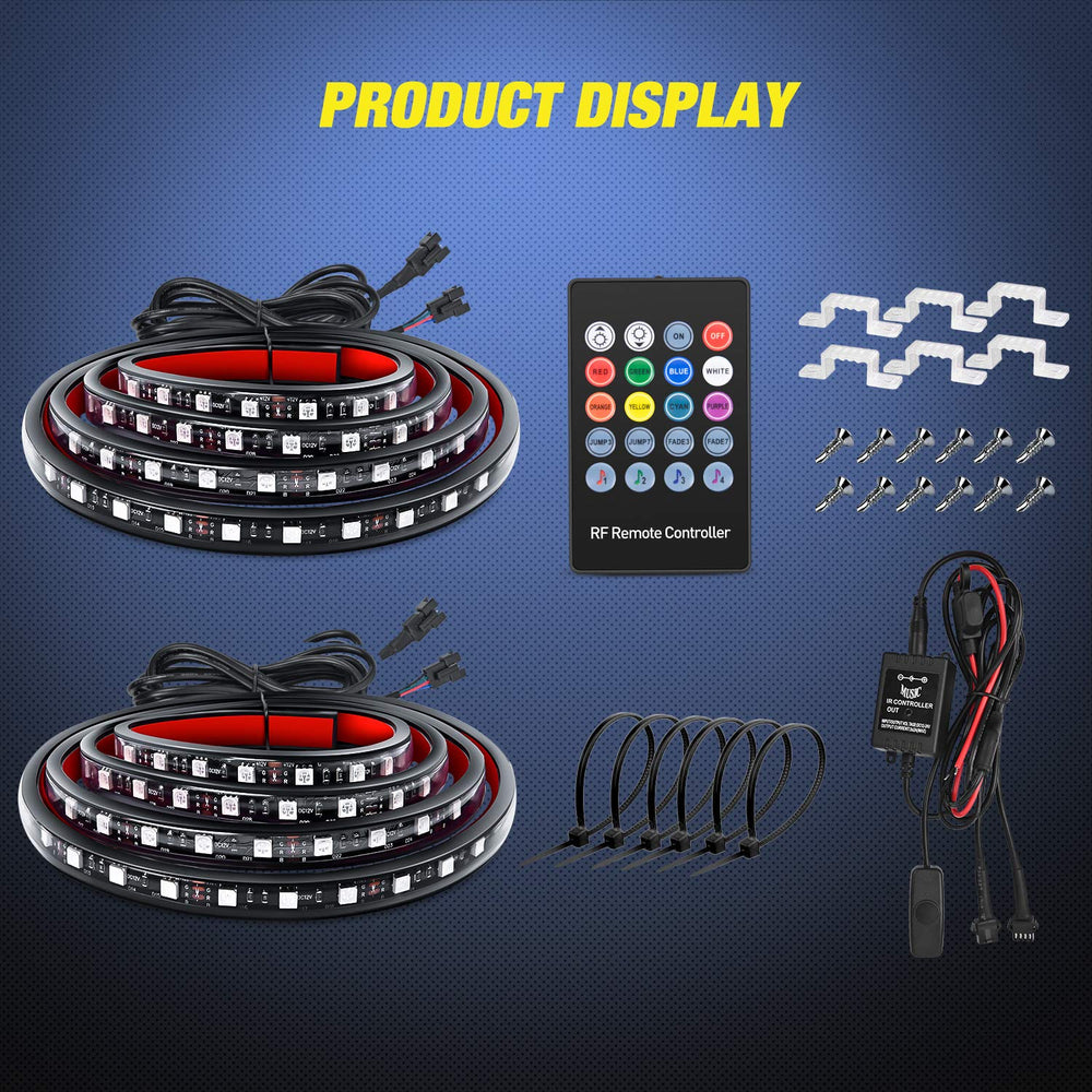 Nilight RGB lights in a night lifestyle scene creating vivid ambiance