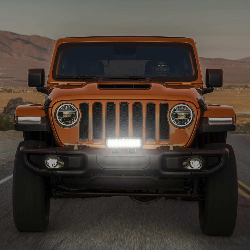 Nilight light bar mounted on truck roof showing rugged off-road readiness benefit