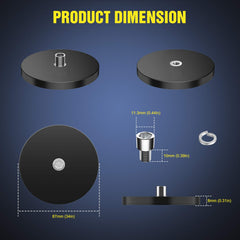 Nilight rubber cover close-up protecting paint and reducing scratches