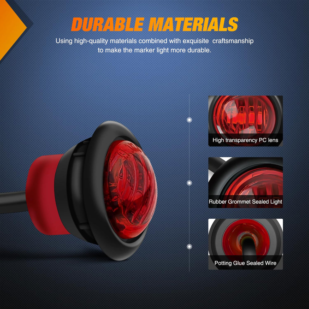 Nilight rubber grommet and bezel in hole showing easy flush-mount installation