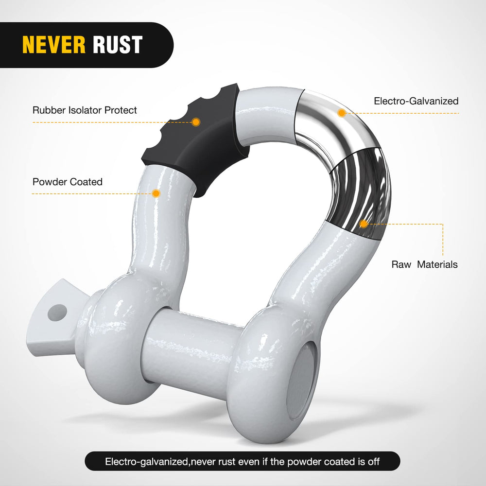 Nilight rubber isolator and washer assembly reducing rattle