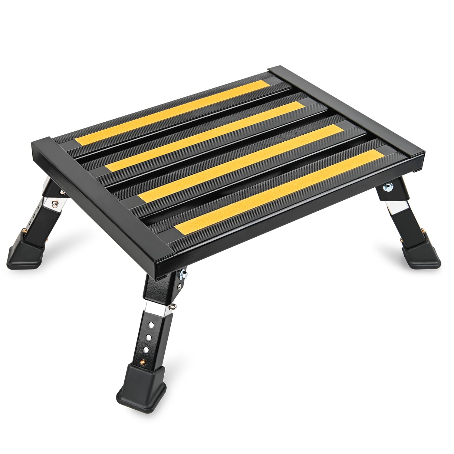 Nilight front view of step showing stable wide platform and secure stance