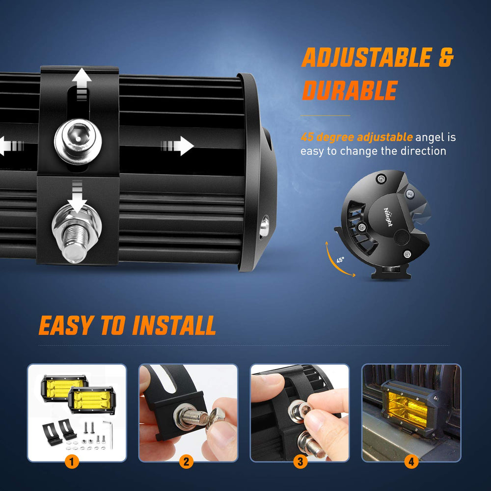 Nilight held in hand for scale demonstrating compact size and easy mounting