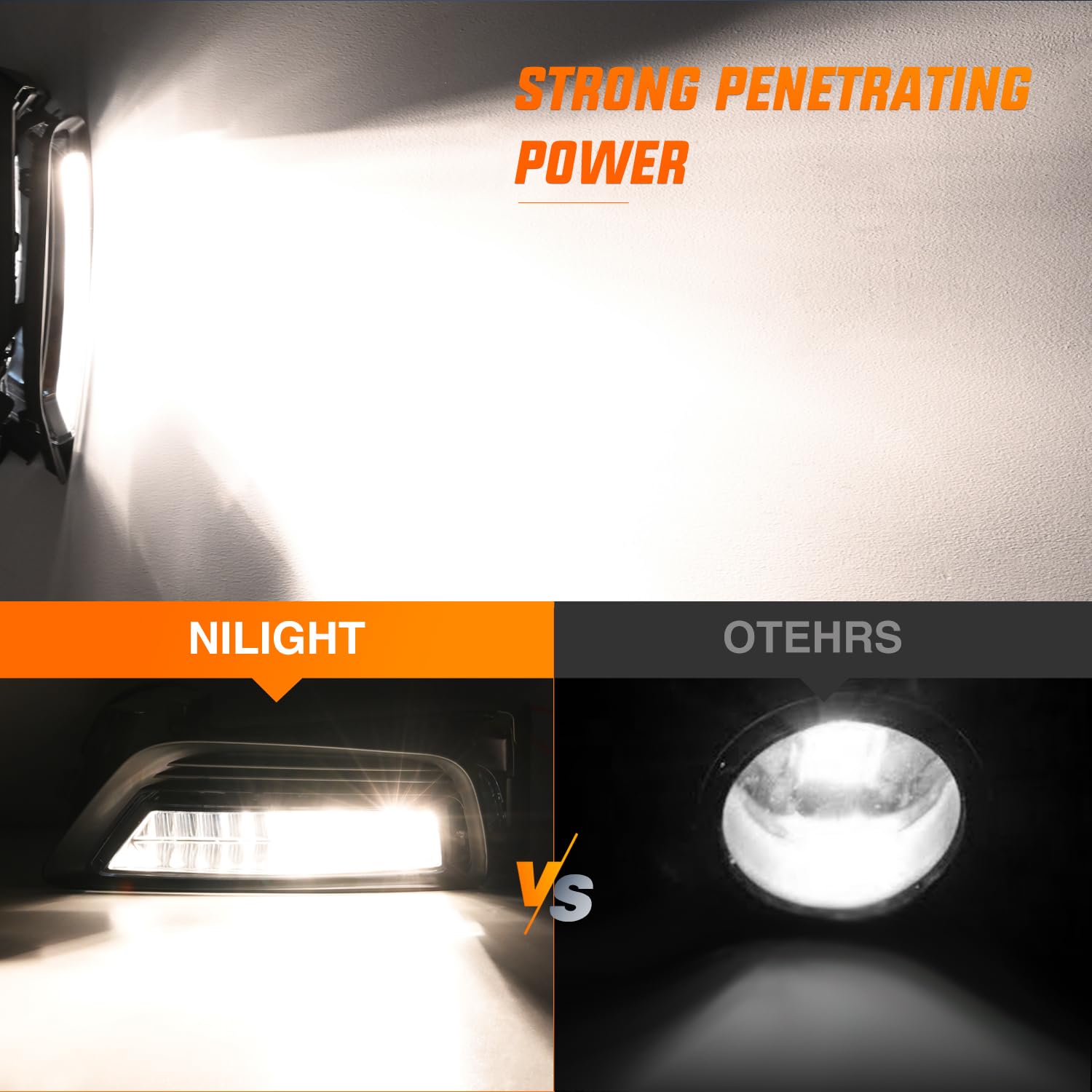 Nilight held in hand to show size and ease of direct replacement for convenience