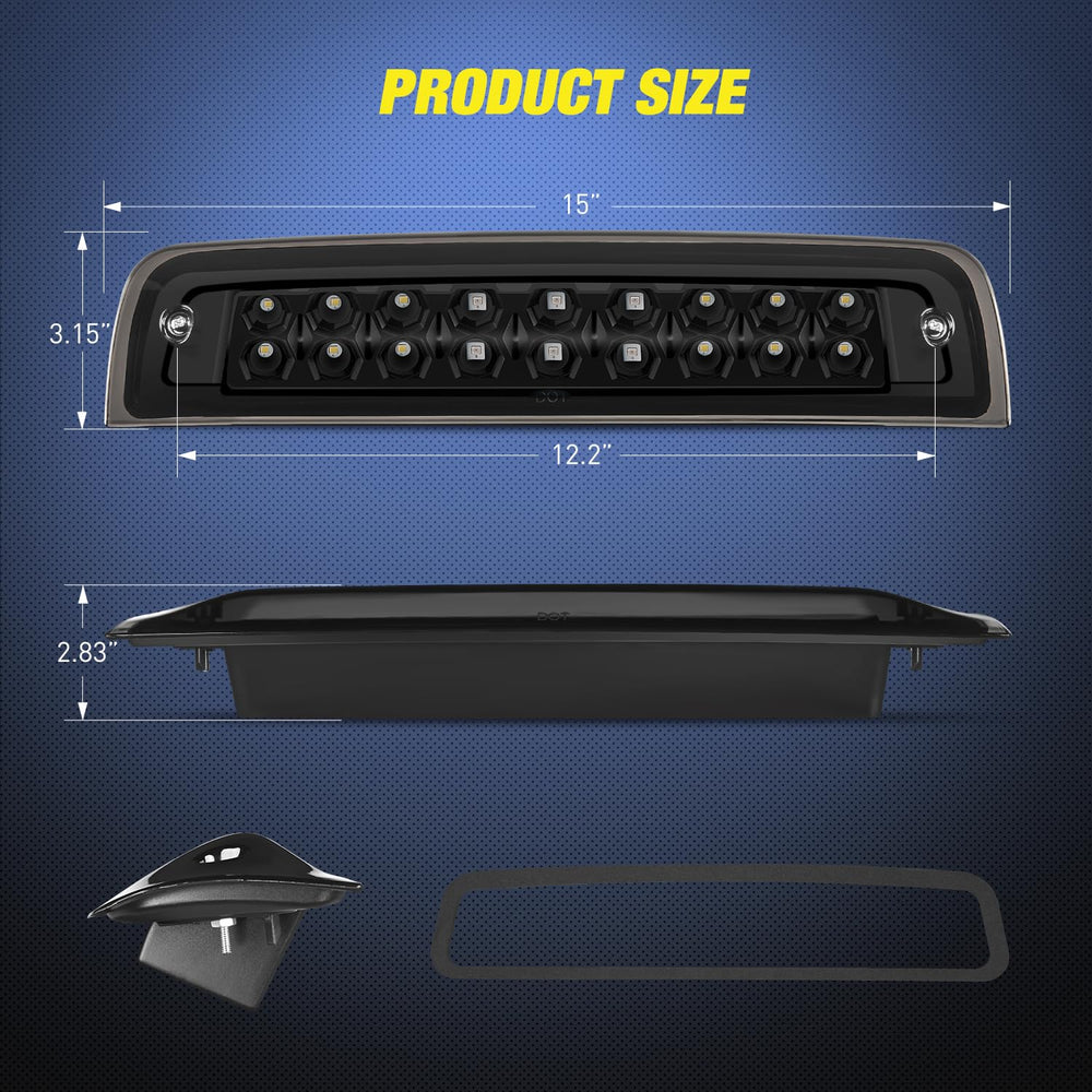 Nilight size comparison with ruler showing correct scale for OEM replacement