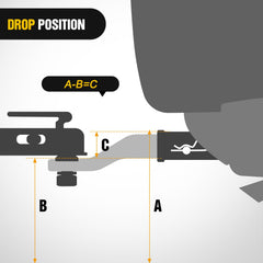 Nilight shank inserted in 2-inch hitch receiver demonstrating easy installation and fit