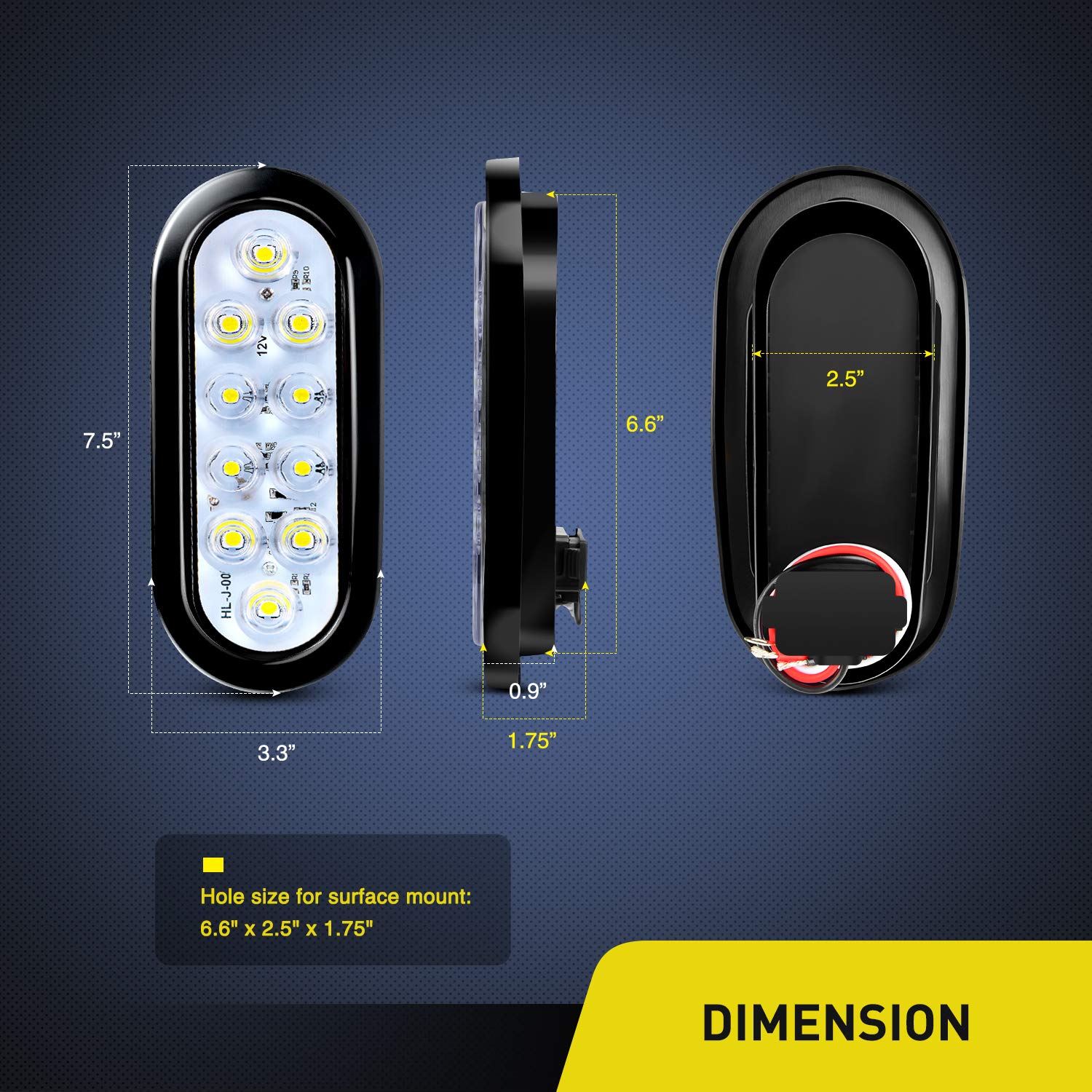 Nilight side ears detail highlighting secure fit and vibration resistance
