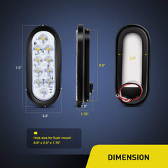 Nilight side ears profile highlighting reinforced mount for vibration resistance