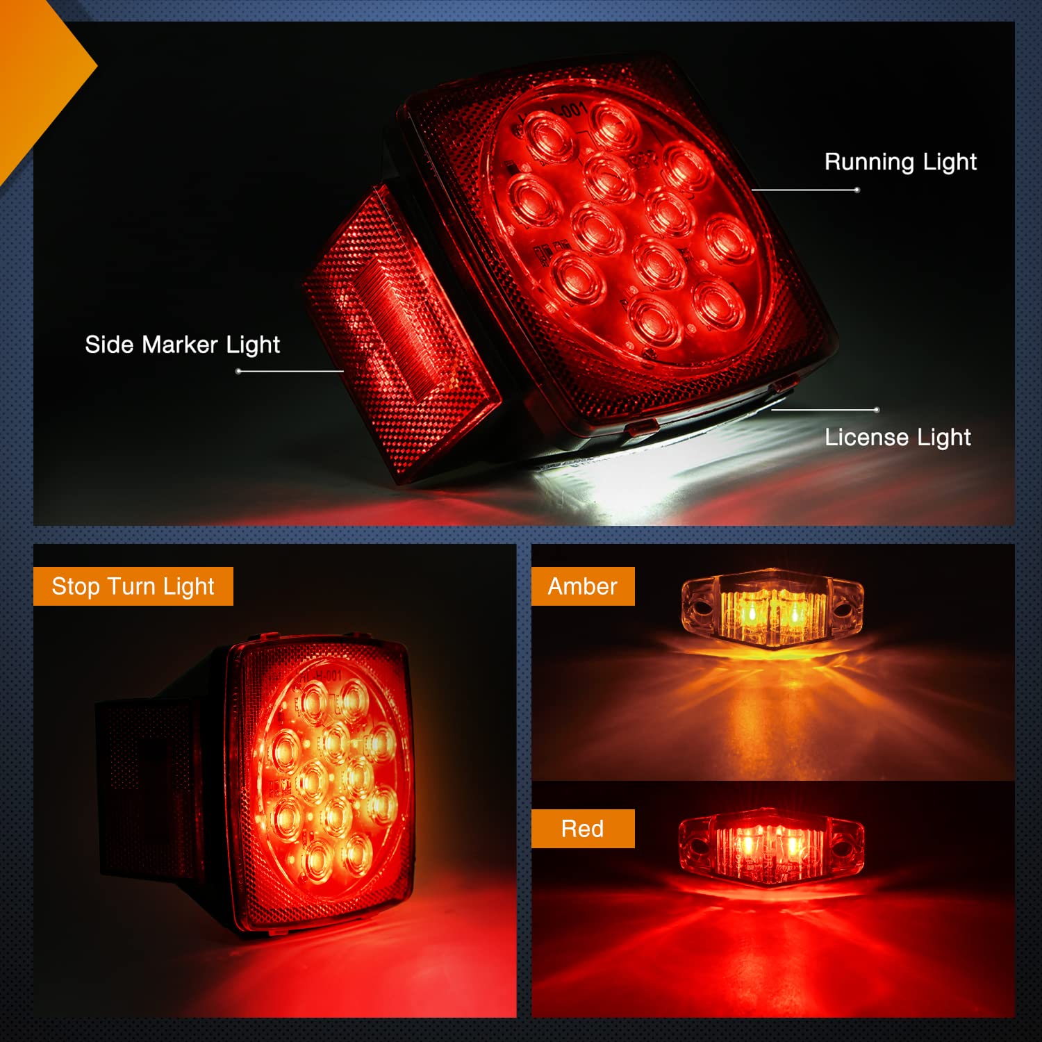 Nilight side marker close-up showing compact profile and improved side signaling