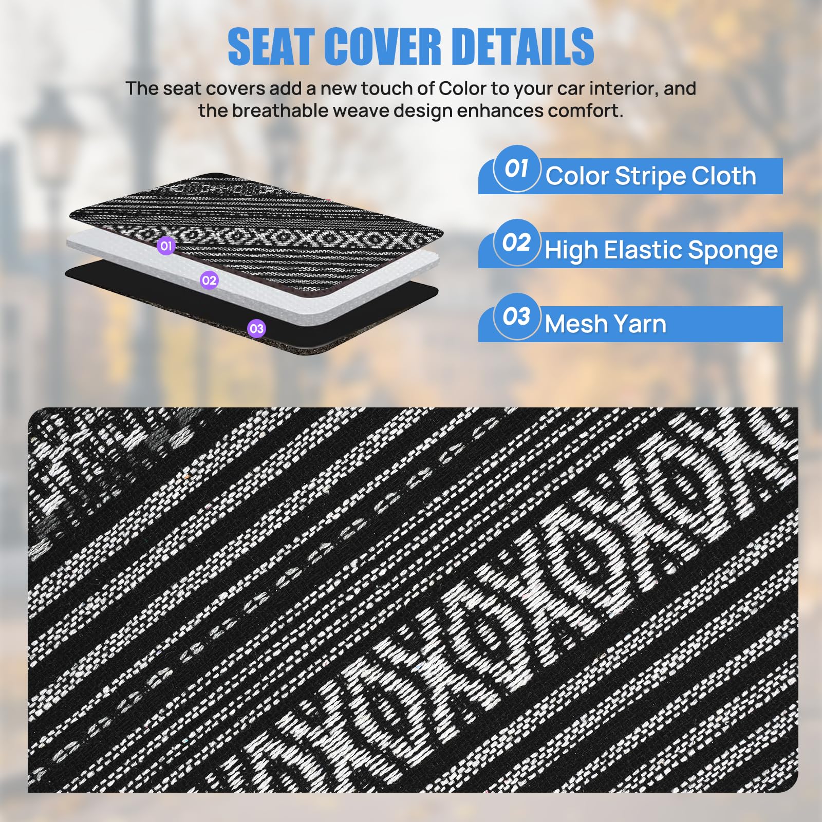 Nilight side profile of installed cover showing snug fit and added comfort