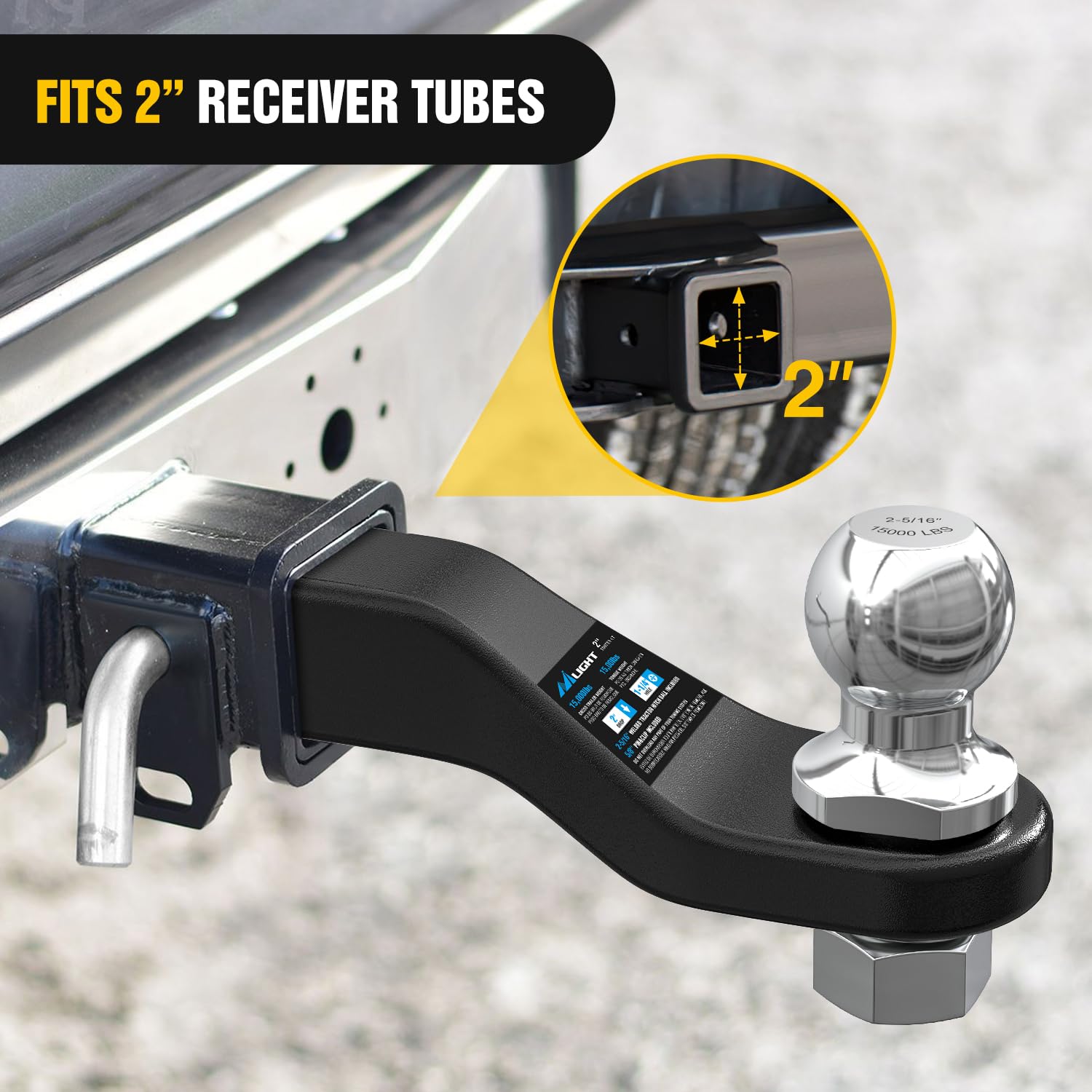 Nilight side profile showing 2-inch drop for improved trailer leveling and fitment options