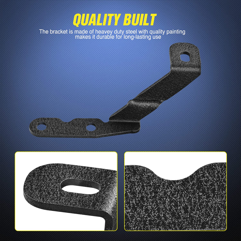 Nilight side profile with a 3-inch pod light demonstrating correct positioning