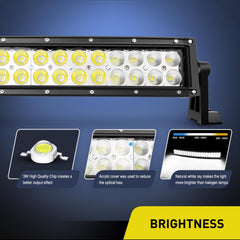 Nilight side view of curved housing improving side illumination and coverage