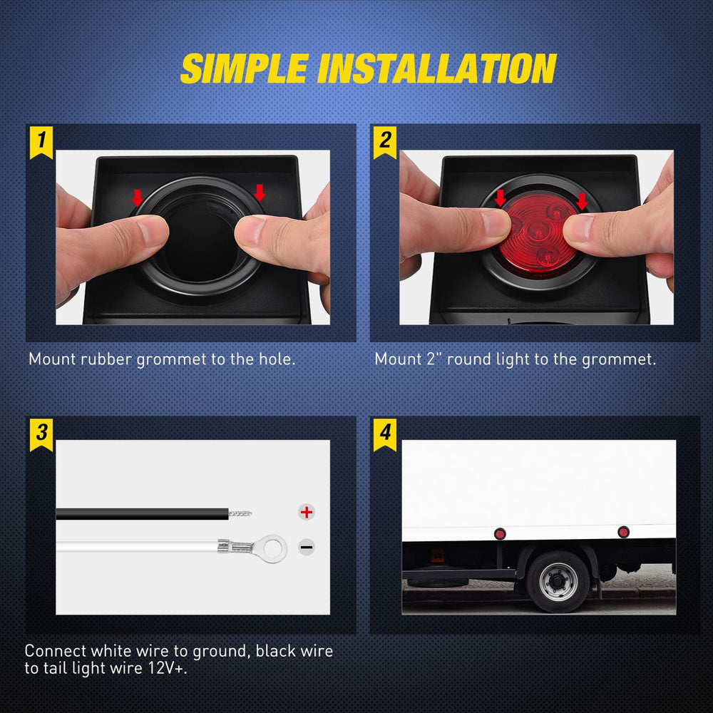 Nilight beside ruler showing 2-inch size for easy fit verification
