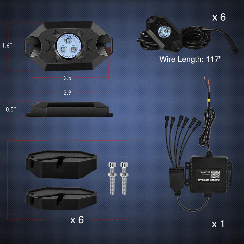 Nilight pod beside a hand for size scale showing compact design and easy placement