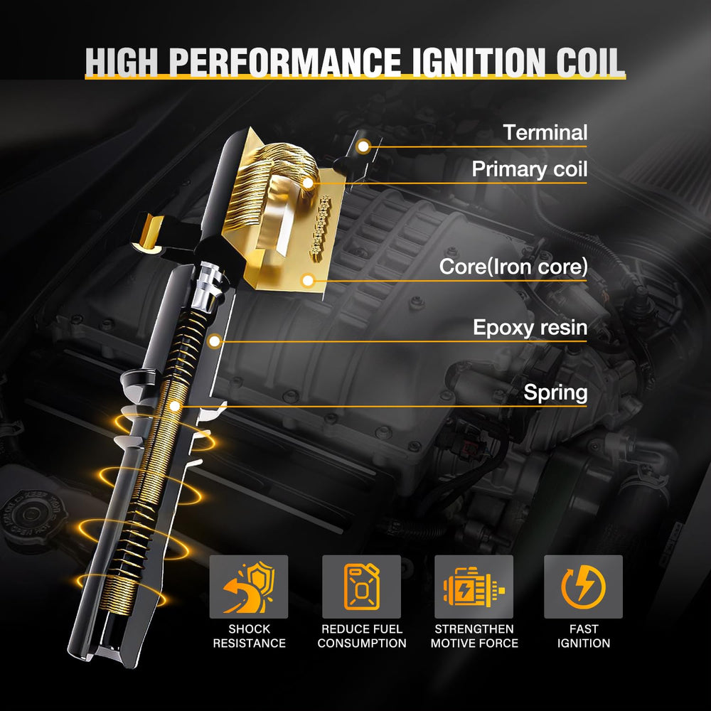 Nilight ignition coil held in hand to show scale and installation ease