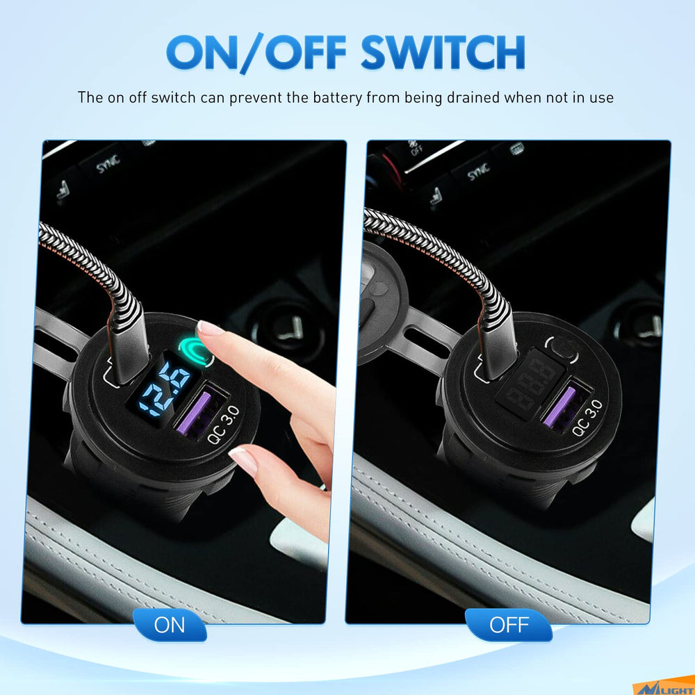 Nilight on/off switch detail for cutting power and preventing battery drain