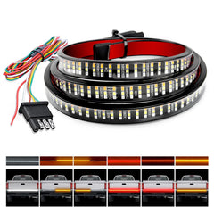 Nilight front view of the 48-inch tailgate light showing full-length illumination benefit