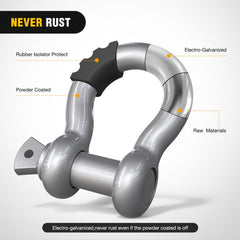 Nilight galvanized powder-coat finish showing corrosion resistance benefit